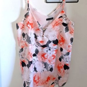 Ladies floral tank top